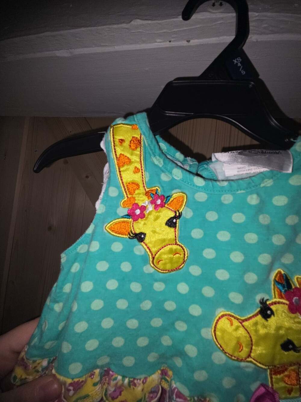Rare Editions Giraffe Ruffle Outfit Set - Picture 6 of 12